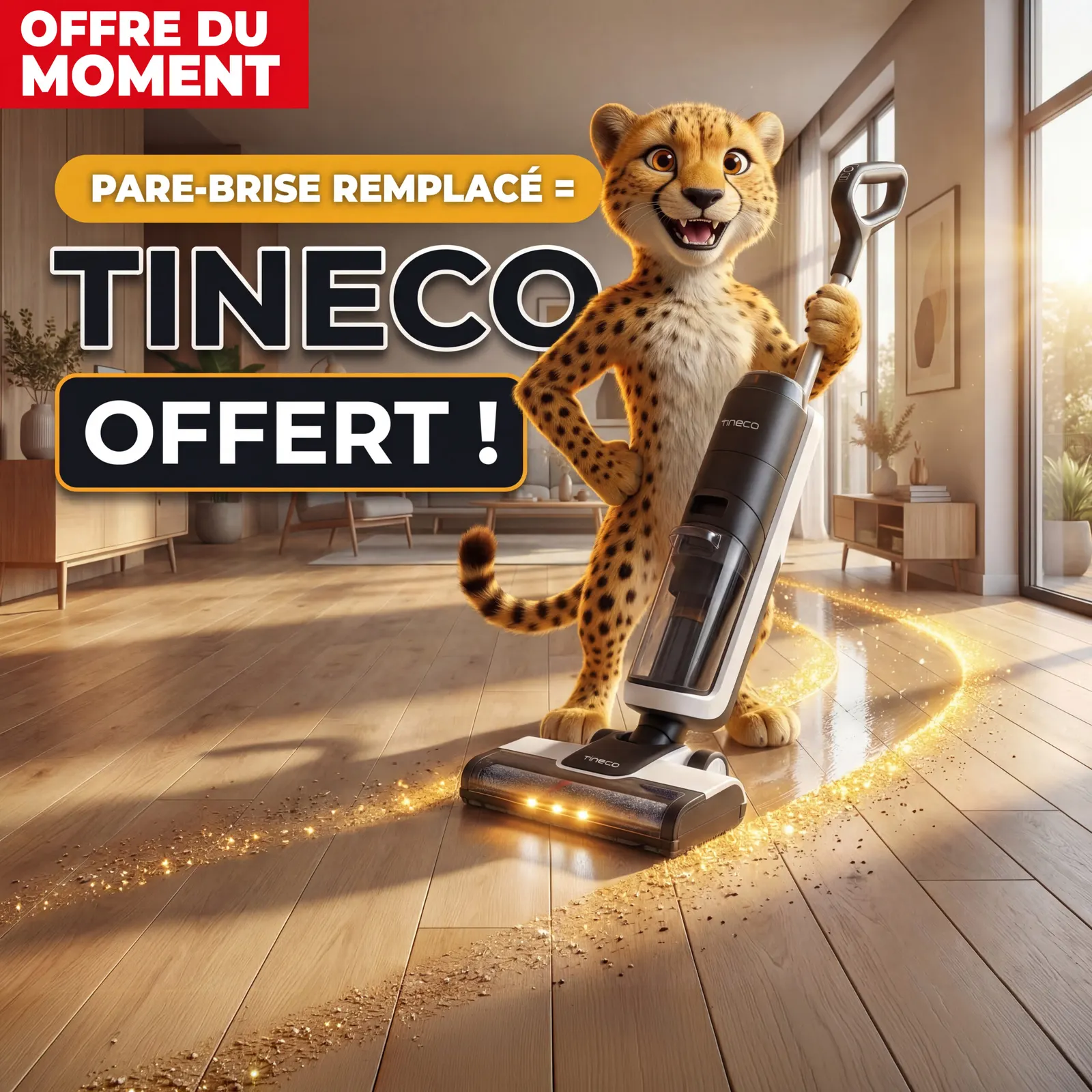 Aspirateur Tineco offert par GoGlass