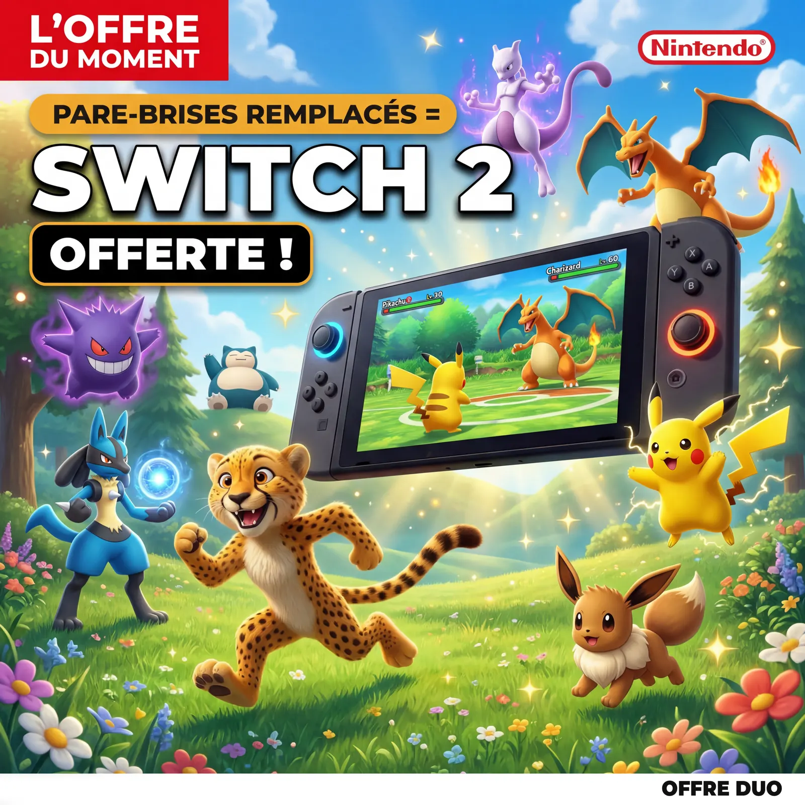 Cadeau offert avec l'offre Duo GoGlass